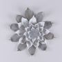 Artificial camellia blossom STEINKA, grey, Ø12"/30cm