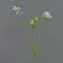 Artificial scabiosa ANDIA, blue-purple, 31"/80cm, Ø3.1"-4"/8-10cm