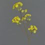 Artificial maple spray ALHENA with flowers, yellow, 28"/70cm