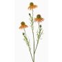 Artificial coneflower CELIO, apricot, 28"/70cm, Ø2.4"-2.8"/6-7cm