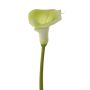 Artificial calla MIRAC, green-white, 30"/75cm, 4.7"x5.9"/12x15cm