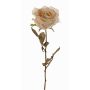 Artificial rose NAJMA, cream-pink, 26"/65cm, Ø3.9"/10cm