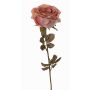 Artificial rose NAJMA, dusky pink, 26"/65cm, Ø3.9"/10cm