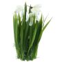 Artificial snowdrop IPTERO on grass ball, white, 7"/17cm