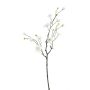 Artificial apple blossom branch LEKO, blossoms, white, 22"/55cm