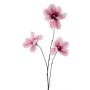 Artificial branch Magnolia FLAVA, fuchsia-white, 33"/85cm