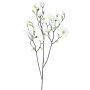 Decorative branch Magnolia NELKA, white, 4ft/125cm