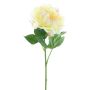 Decorative flower Peony CORDOBA, light yellow, 22"/55cm