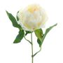 Artificial peony TALFY, cream, 14"/35cm