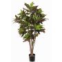 Artificial croton SHAULA, natural stem, green-red, 5ft/150cm