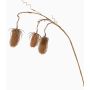 Artificial wild teasel LORCAN, light brown, 35"/90cm, Ø2.4"-3.1"/6-8cm