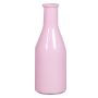 Decorative bottle ANYA, glass, pink, 7"/18cm, Ø2.6"/6,5cm