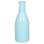 Decorative bottle ANYA, glass, light blue, 7"/18cm, Ø2.6"/6,5cm