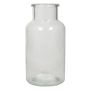 LORRIE decorative glass bottle, clear, 16 cm, Ø8.5 cm