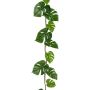 Artificial garland Philodendron Monstera Deliciosa PABRON, 6ft/185cm