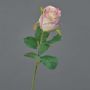 Artificial flower Rose KLONI, pink, 20"/50cm