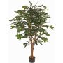 Artificial oak tree KELFHY with acorns, natural trunks, green, 6ft/180cm