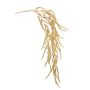 Decorative branch Amaranthus DEDALO with blossoms, hanging, gold, 3ft/100cm