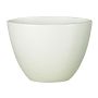 Ceramic planter ADELPHOS, oval, white, 18"x8"x13"/45x20,5x34cm