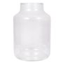 Glass vase SIARA, clear, 10"/24,5cm, Ø6.6"/16,8cm