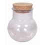 Conservation glass WINDA with cork, clear, 5.3"/13,5cm, Ø5"/13cm