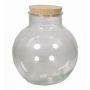 Conservation glass WINDA with cork, clear, 10"/26,5cm, Ø10"/25cm