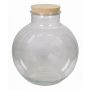 Conservation glass WINDA with cork, clear, 12"/30cm, Ø12"/31cm