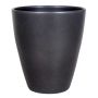 Vase TEHERAN PALAST made of ceramic, anthracite, 6.7"/17cm, Ø5.3"/13,5cm
