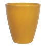 Vase TEHERAN PALAST made of ceramic, ochre yellow, 6.7"/17cm, Ø5.3"/13,5cm