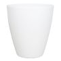 Vase TEHERAN PALAST made of ceramic, white matt, 6.7"/17cm, Ø5.3"/13,5cm
