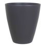 Vase TEHERAN PALAST made of ceramic, anthracite matt, 6.7"/17cm, Ø5.3"/13,5cm