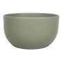 Bowl TEHERAN TOWER made of ceramic, olive green matt, 5.5"/14cm, Ø10"/26cm