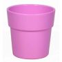 Pot with rim for orchids MARIVAN, ceramic, bubblegum pink, 4.9"/12,5cm, Ø5.3"/13,5cm