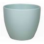 Ceramic pot for plants small TEHERAN BASAR, light turquoise matt, 3.3"/8,5cm, Ø4.1"/10,5cm