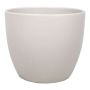 Ceramic pot for plants TEHERAN BASAR, beige-matt, 8"/19,5cm, Ø9"/22,5cm