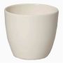 Ceramic pot for plants TEHERAN BASAR, cream, 4.7"/12cm, Ø5.3"/13,5cm