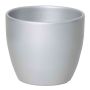 Ceramic pot for plants small TEHERAN BASAR, silver, 2.4"/6cm, Ø3"/7,5cm