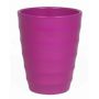 Ceramic flower pot IZEH for orchids, pink matt, 7"/17cm, Ø5.5"/14cm