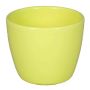 Ceramic pot for plants small TEHERAN BASAR, light yellow, 2.4"/6cm, Ø3"/7,5cm