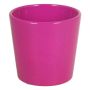 Ceramic pot for orchids BANEH, pink, 4.9"/12,5cm, Ø5.3"/13,5cm