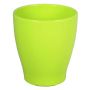 Ceramic pot for orchids MALAYER, apple-green, 6"/15cm, Ø5.2"/13,2cm