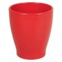 Ceramic pot for orchids MALAYER, red, 6"/15cm, Ø5.2"/13,2cm