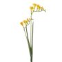 Artificial branch freesia SVERINA, yellow, 31"/80cm
