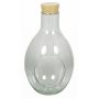 Bottle glass terrarium VINELLA with cork, clear, 19"/48,5cm, Ø12"/30cm