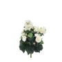 Artificial begonia CATINKA on stick, cream, 12"/30cm