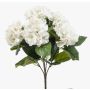 Artificial hydrangea JONE on stick, cream, 16"/40cm