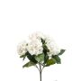 Artificial hydrangea JONE on stick, cream, 16"/40cm