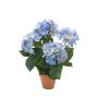 Artificial hydrangea JONE on stick, blue, 16"/40cm