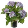 Artificial hydrangea flower TEMARI, violet, 14"/35cm, Ø4"-4.7"/10-12cm