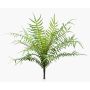 Artificial deer fern CASCOT on spike, green, 10"/25cm